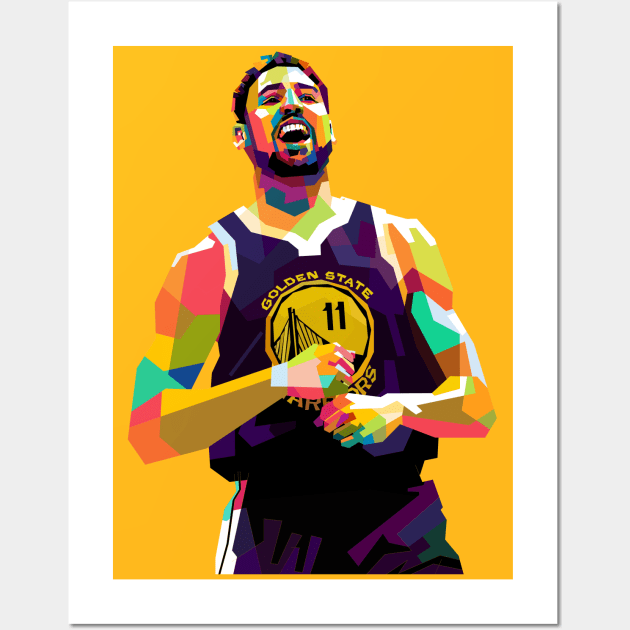 Klay Thompson WPAP Wall Art by awangwidyatama